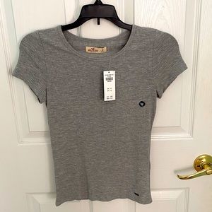 Hollister Fitted Gray Shirt